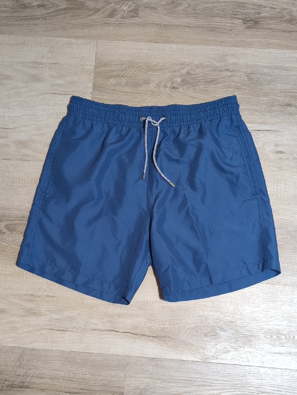 Trunks Surf & Swim Men's Blue Swim Trunks with Elastic Waist